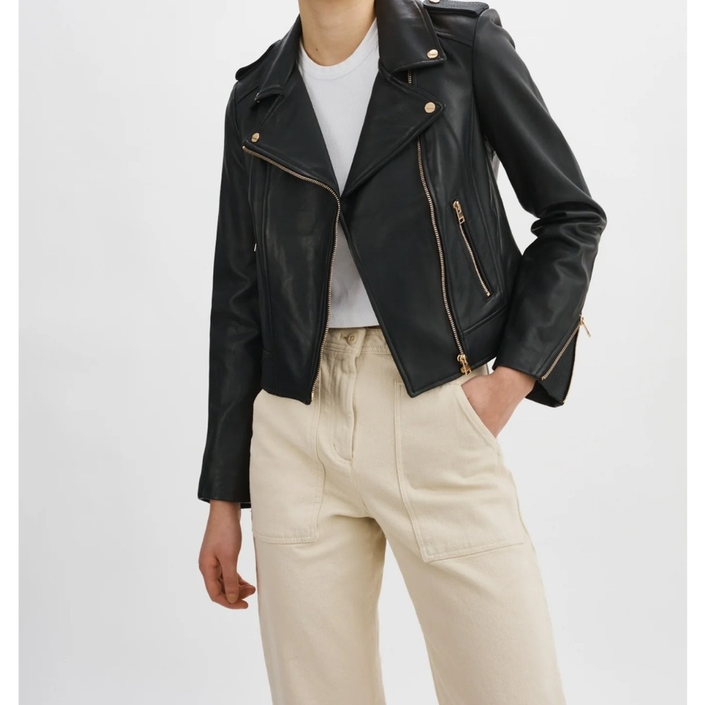LAMARQUE Black Leather Jacket
